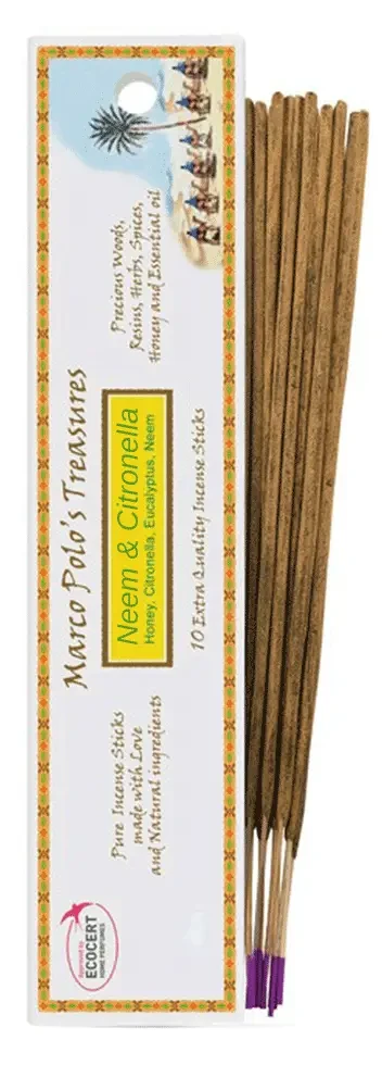 Fiore d'Oriente Beltéri szúnyogriasztó Neem-citronella 10 db/csomag