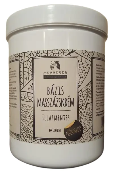 Masszázs Manufaktúra Illatmentes Bázis masszázskrém (sheavajas) 1000ml