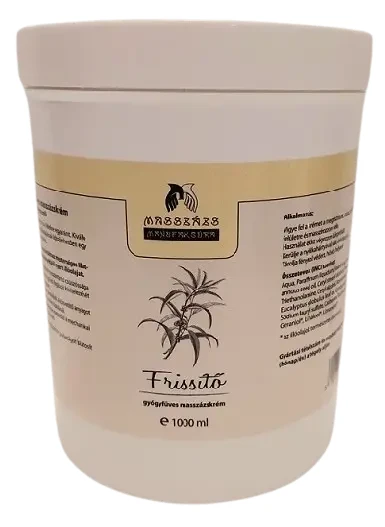 Masszázs Manufaktúra Frissítő gyógyfüves masszázskrém 1000ml