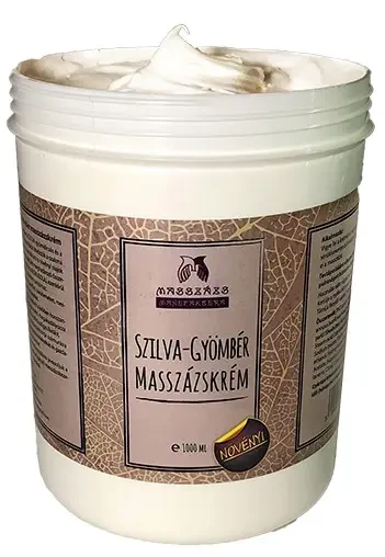 Masszázs Manufaktúra Szilva-Gyömbér masszázskrém (shea vajas) 1000ml