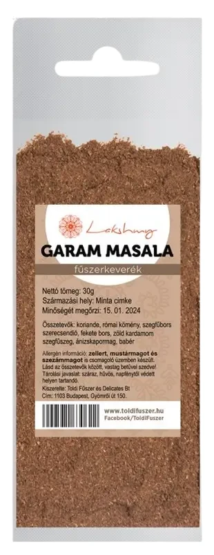 Lakshmy Garam masala fűszerkeverék 30 g