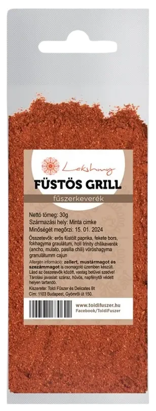 Lakshmy Füstös grill fűszerkeverék 30 g