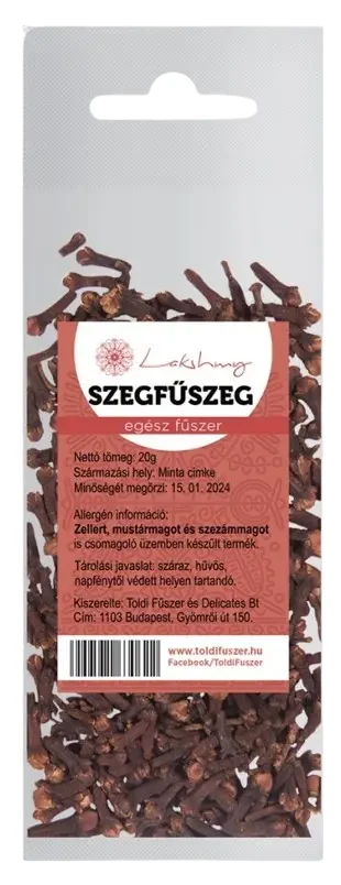 Lakshmy Szegfűszeg egész 20g