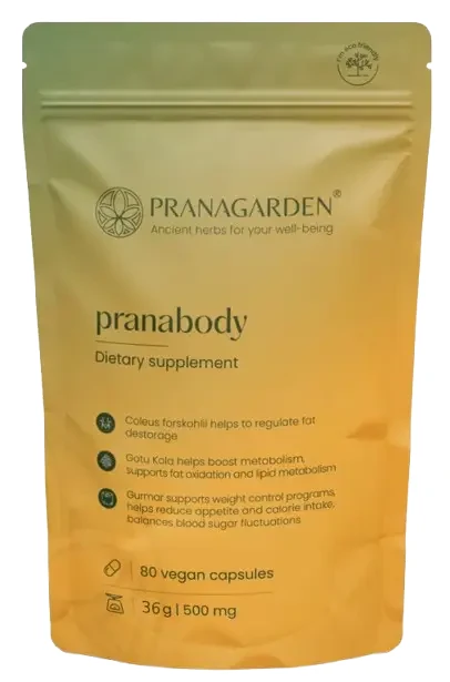 Pranagarden Pranabody gyógynövény mix kapszula 80 db