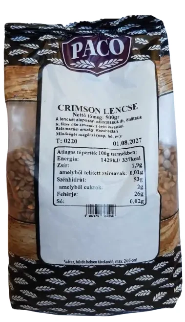 PACO Crimson lencse 500g