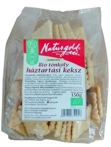 Naturgold Bio tönköly háztartási keksz 150 g