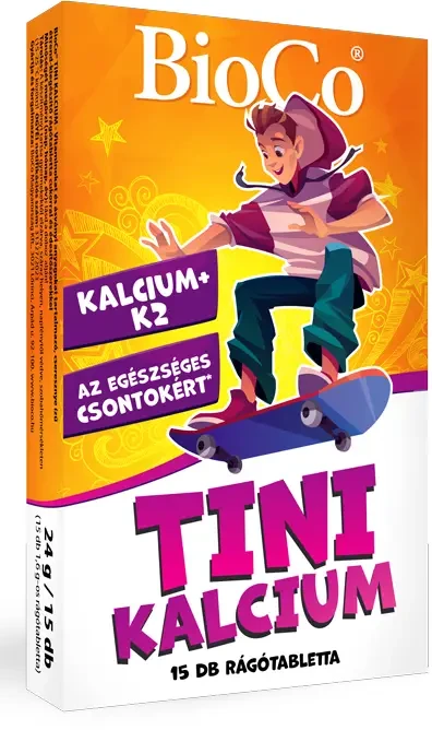 BioCo Tini Kalcium rágótabletta 15x