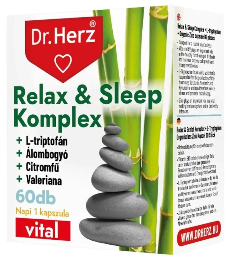Dr. Herz Relax & Sleep Komplex 60db kapszula