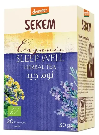 Sekem Biodinamikus Demeter Aludj jól tea 20 x 1,5g