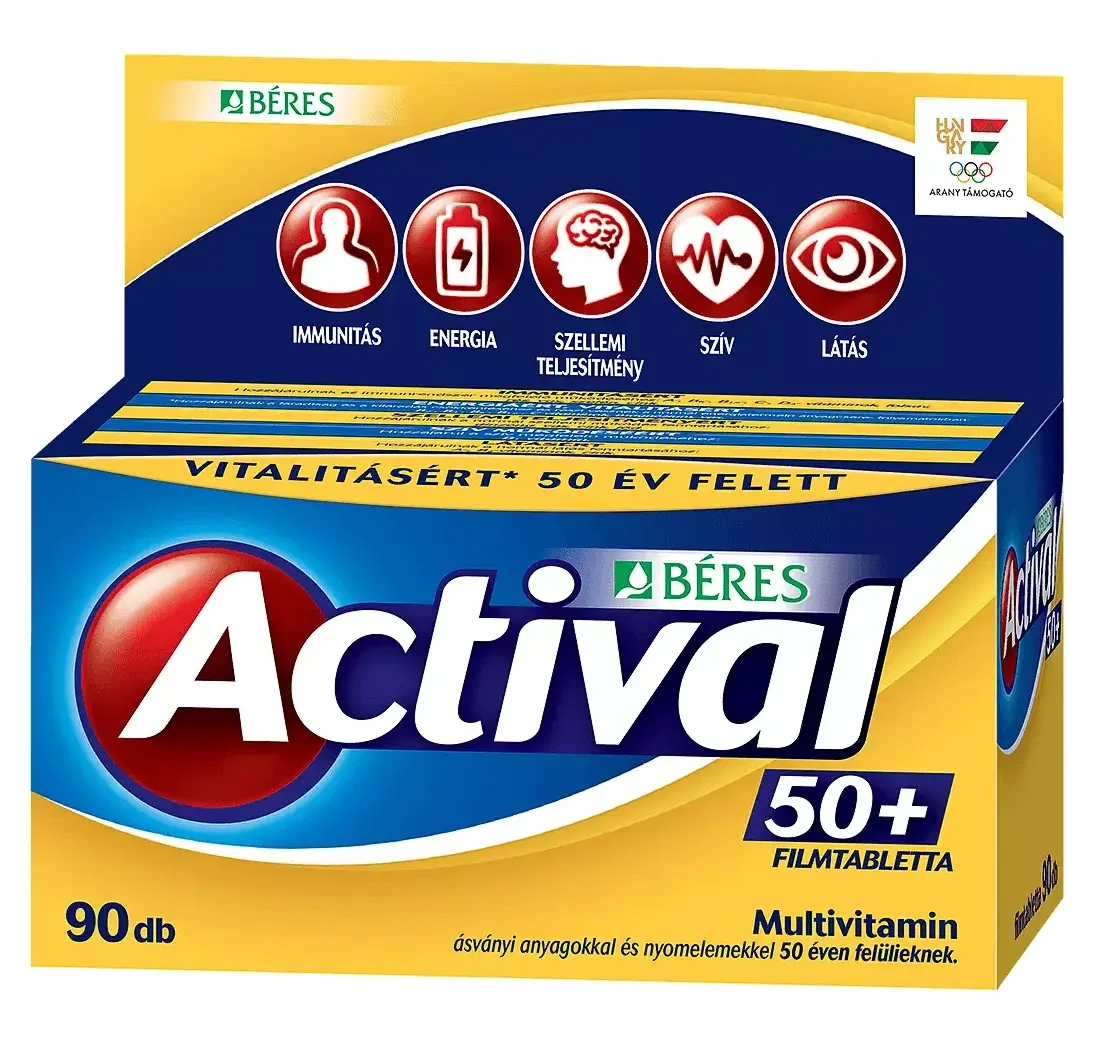 Actival 50+ filmtabletta 90db
