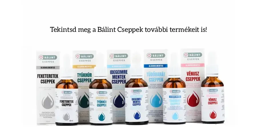 Bálint Cseppek ALKOHOLMENTES Tüdőbarát cseppek 50ml