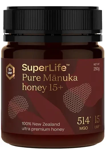 SuperLife Manuka Méz UMF15 + MGO514 500 g