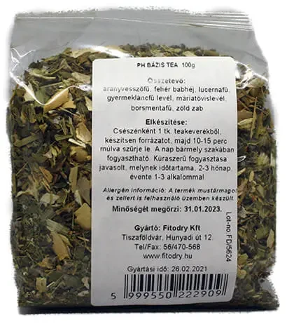 Fitodry PH Bázis lúgosító tea 100g