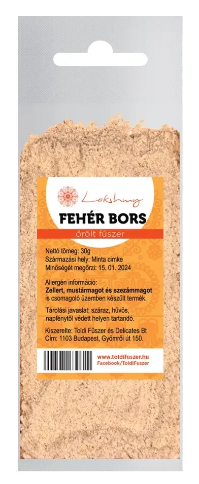 Fehér Bors Őrölt Fűszer 30 g