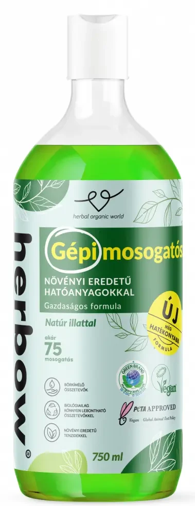 Herbow Gépi mosogatószer natúr illattal 750 ml