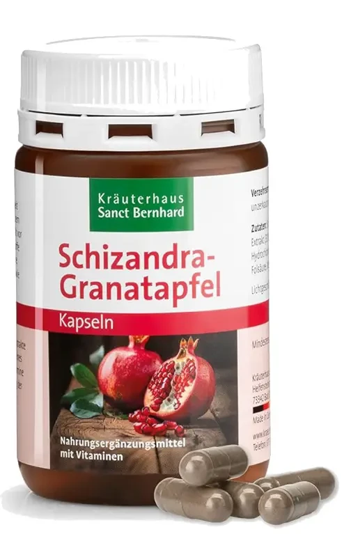 Sanct Bernhard Schizandra Gránátalma kapszula 90 db