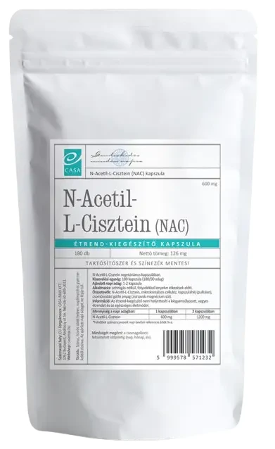CASA N-Acetil-L-Cisztein ( NAC ) Kapszula 180 db