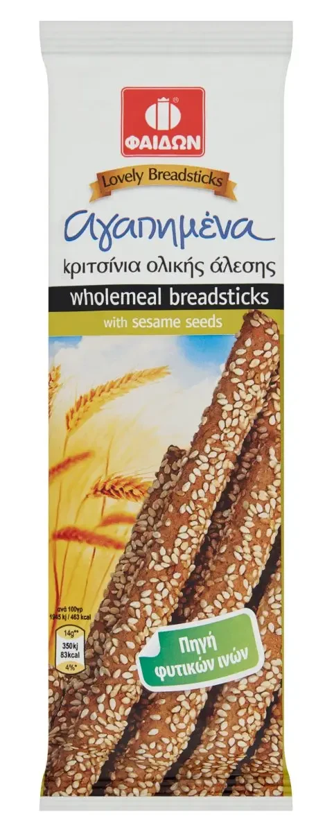 FEDON Teljes kiőrlésű grissini szezámmaggal 125g