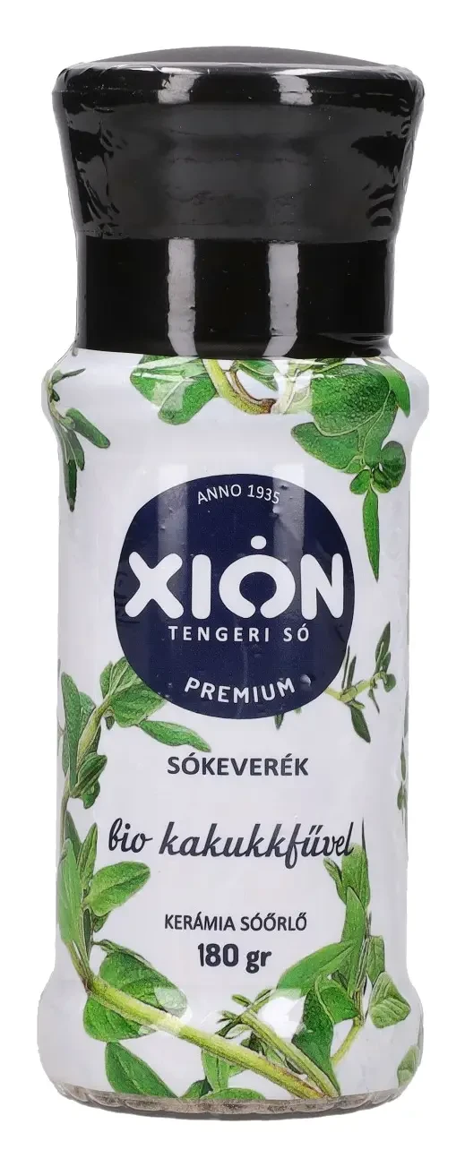 CHION Görög tengeri sókeverék - bio kakukkfűvel kerámia sóőrlőben 180g