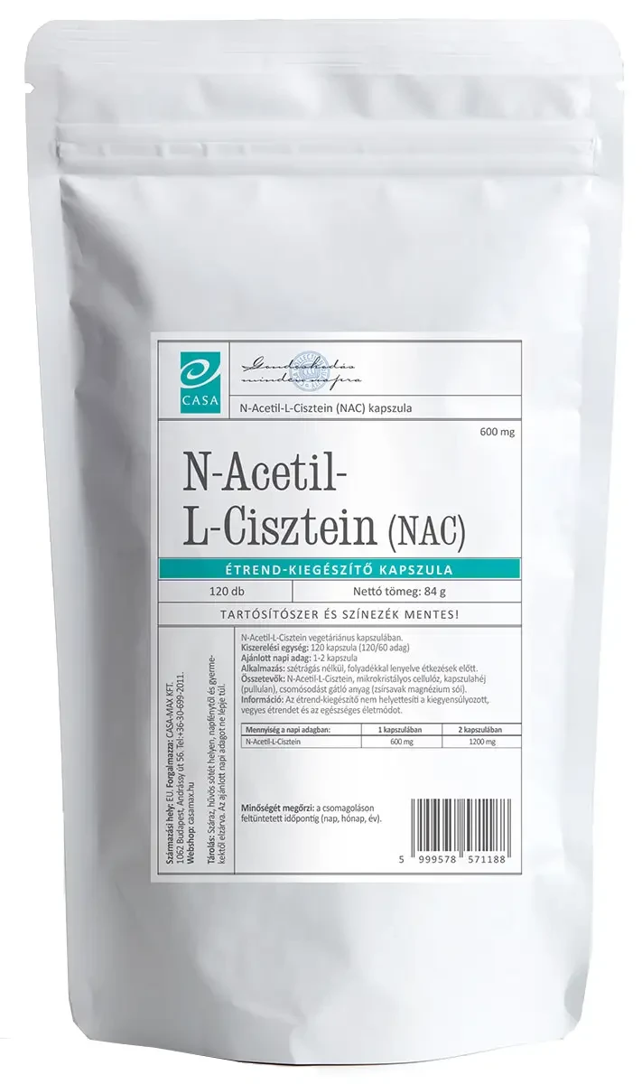 CASA N-Acetil-L-Cisztein (NAC) Kapszula 120 db