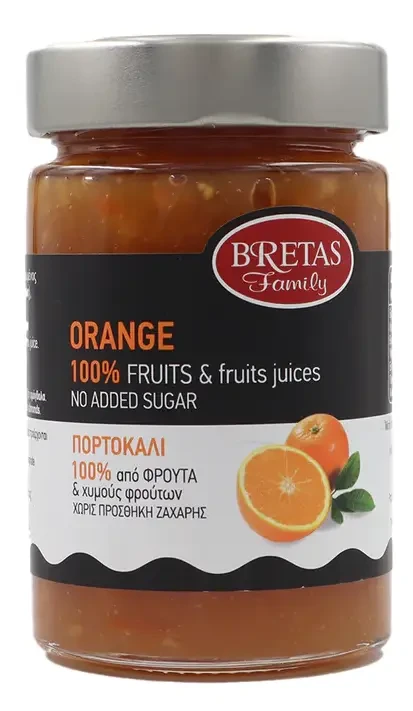BRETAS 100% Dzsem - narancs 240g