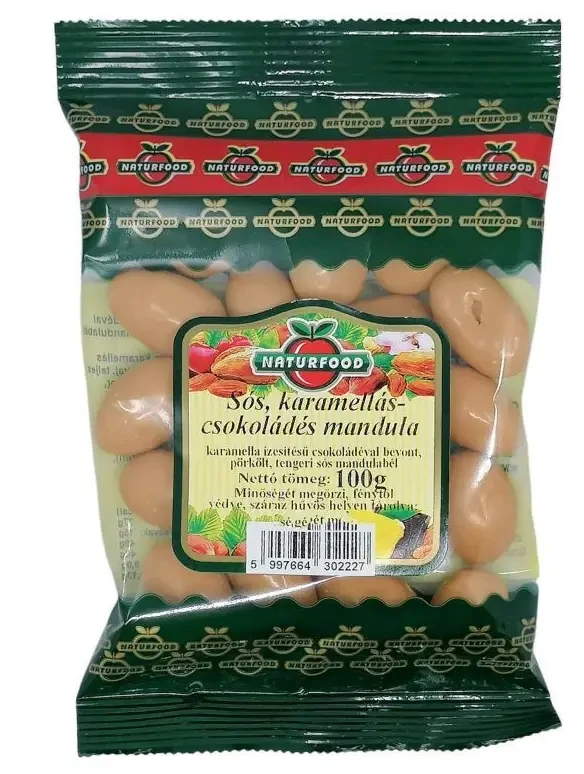 Naturfood Sós Karamellás - Csokoládés Mandula 100 g
