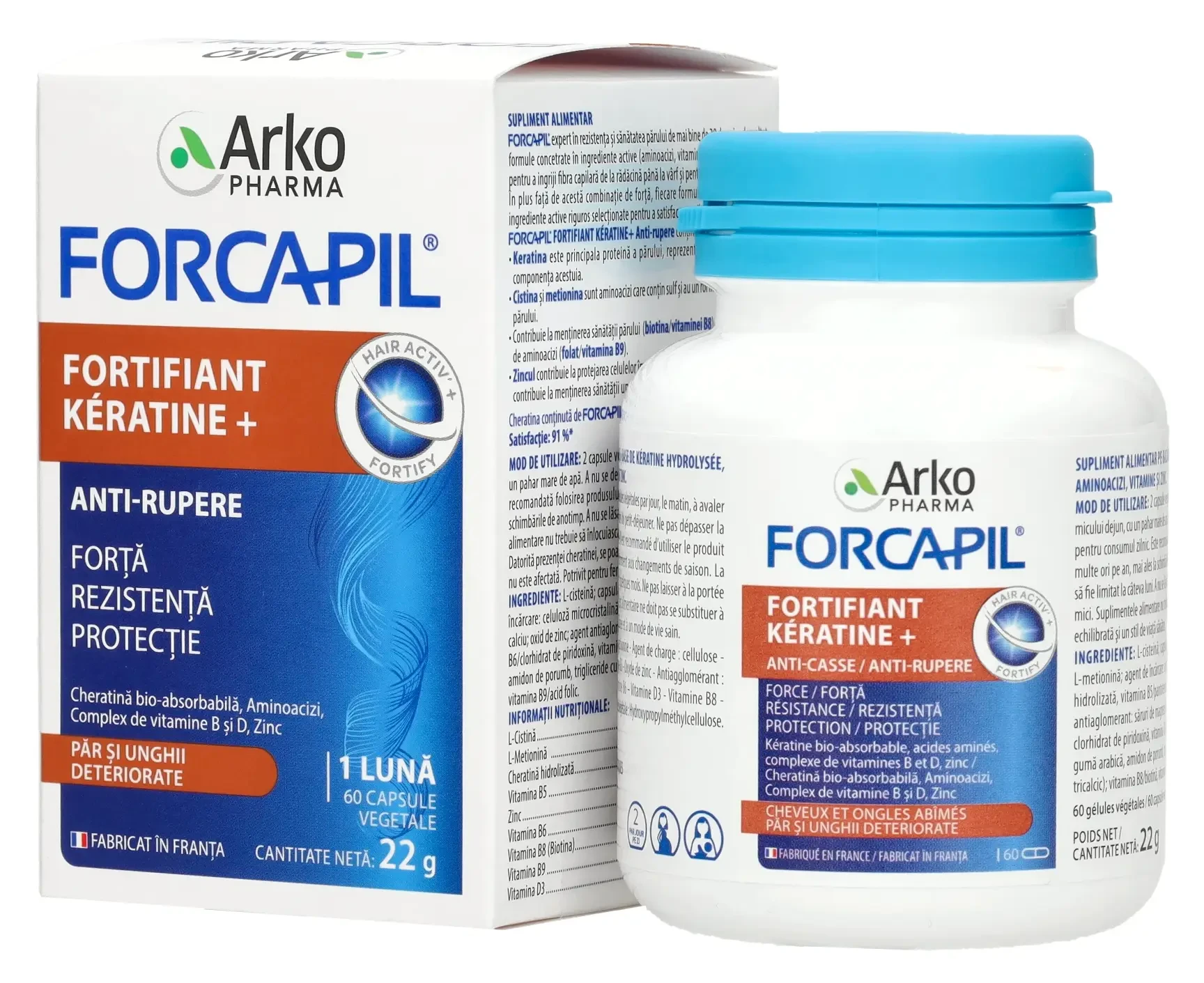 Forcapil Keratin kapszula 60db