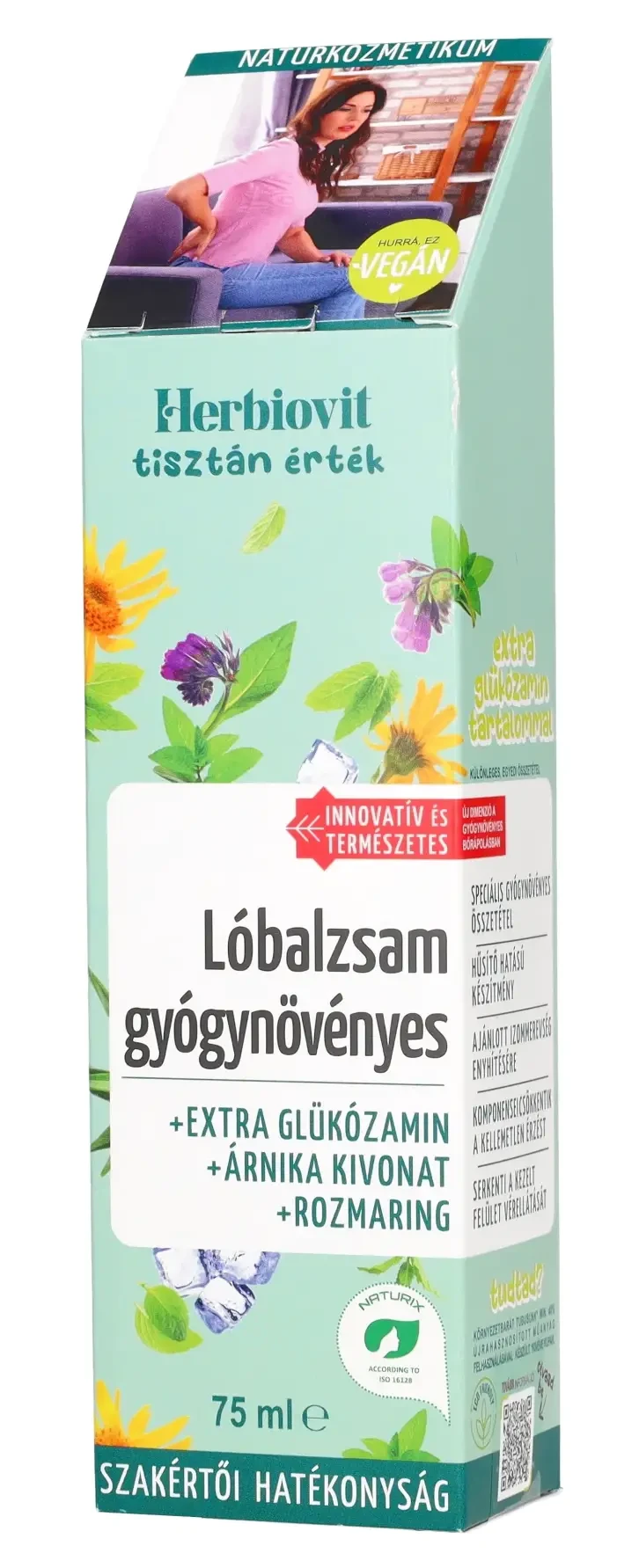 Herbiovit Lóbalzsam Gyógynövényes 75ml