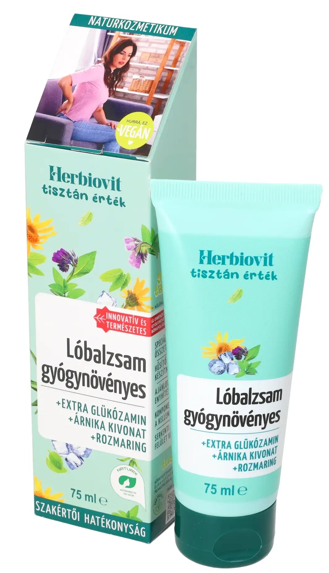 Herbiovit Lóbalzsam Gyógynövényes 75ml