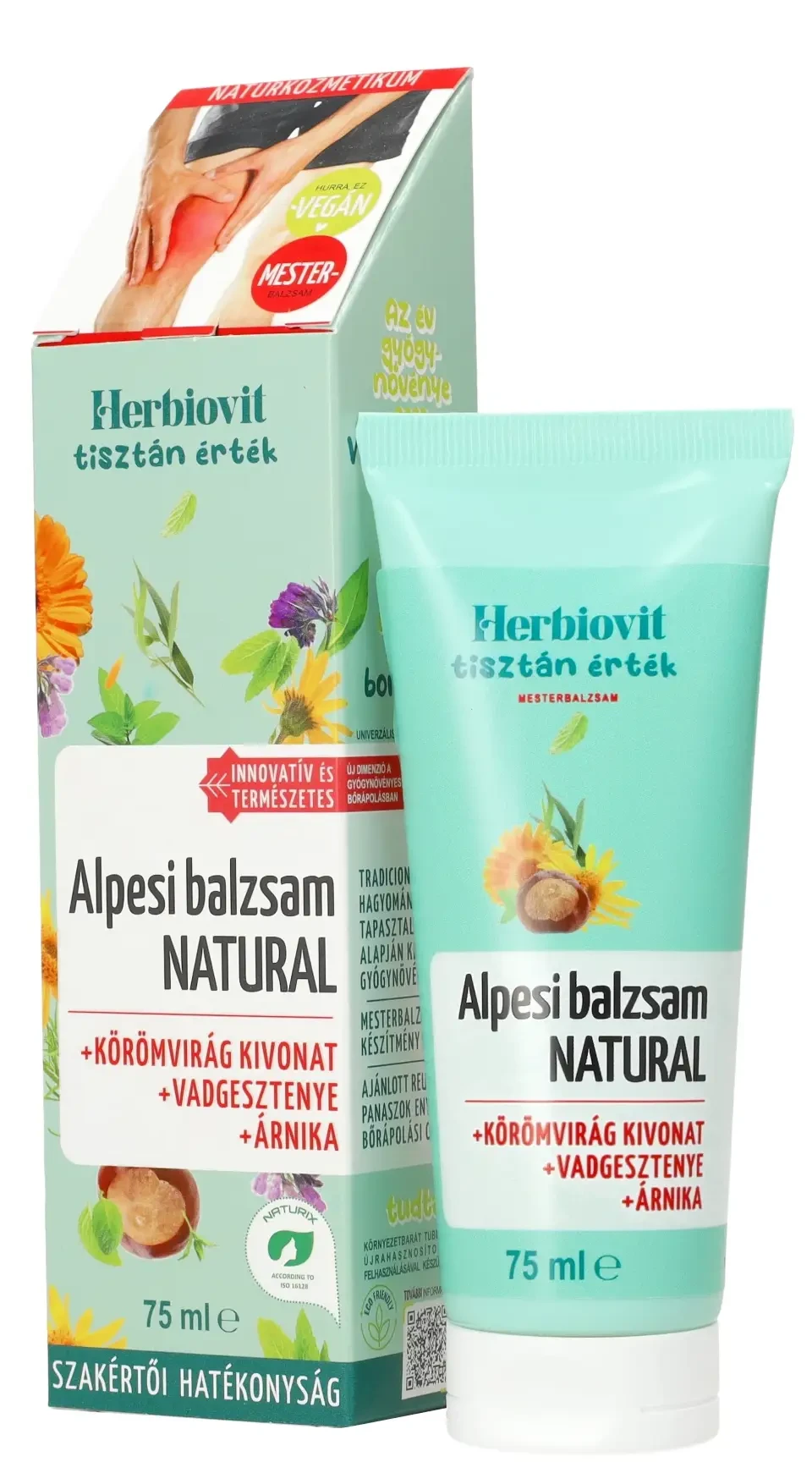 Herbiovit Alpesi balzsam Natural 75ml