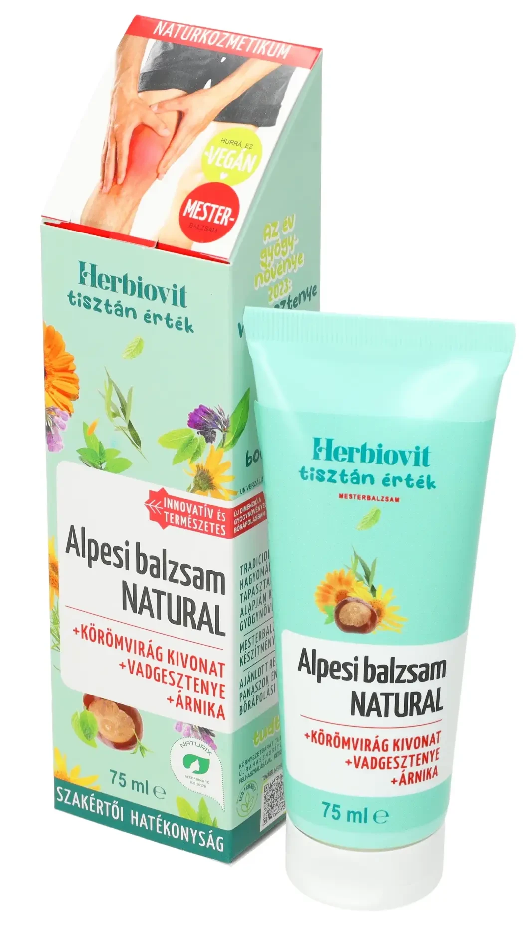 Herbiovit Alpesi balzsam Natural 75ml