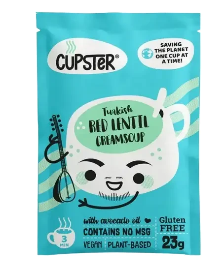 Cupster Instant Török vöröslencse krémleves 23g