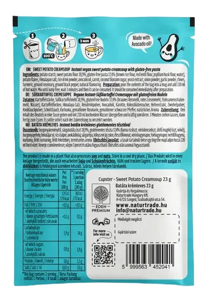 Cupster Instant Batáta krémleves 23g