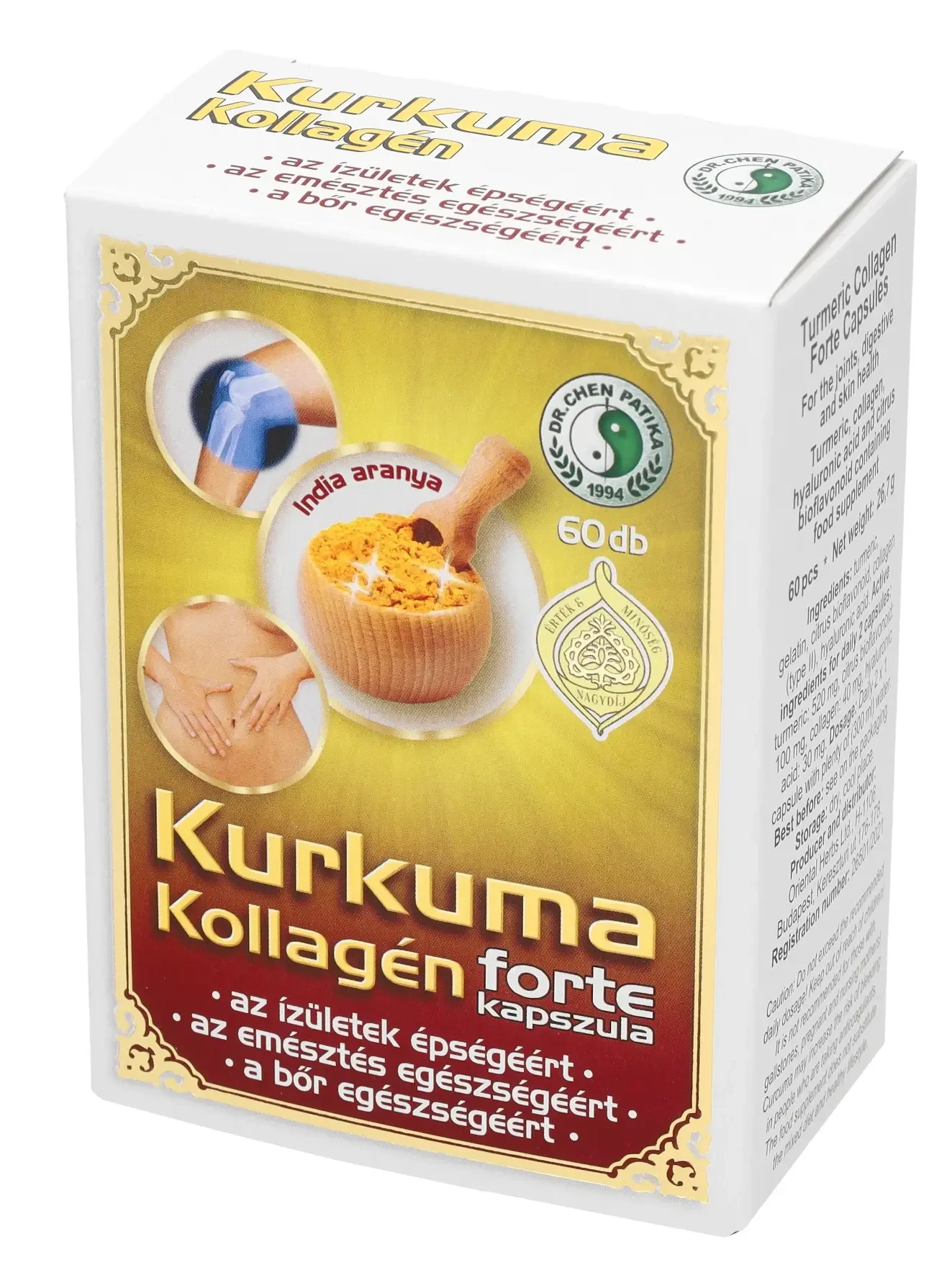 Dr. Chen kurkuma kollagén forte kapszula 60db