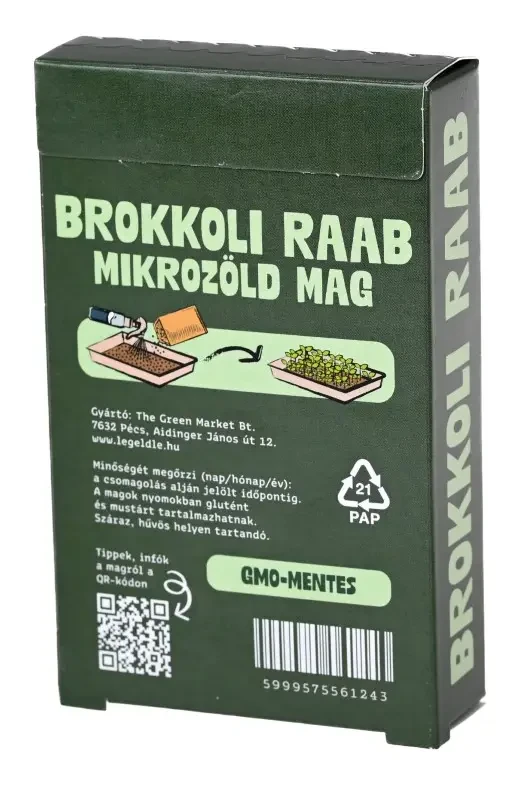 Legeldle Brokkoli, Raab 50 g mikrozöld mag