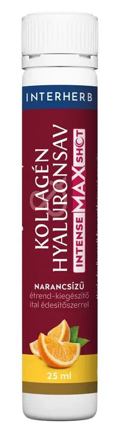 Interherb Kollagén és Hyaluronsav Intense MAX Shot 14 x 25ml Ampulla