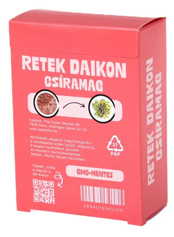 Legeldle Daikon Retek 150 g csíramag