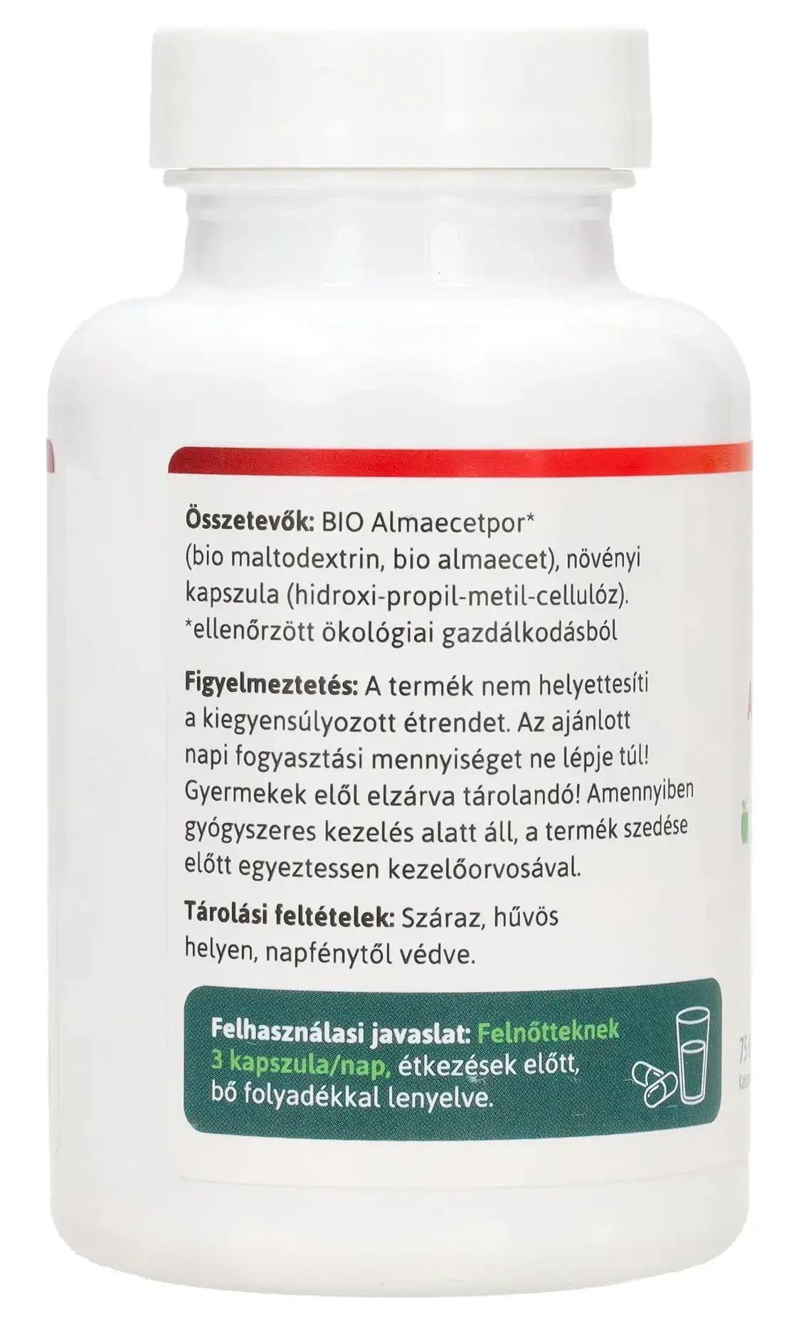 Multi 4U Bio fermentált almaecet kapszula 400mg 75db