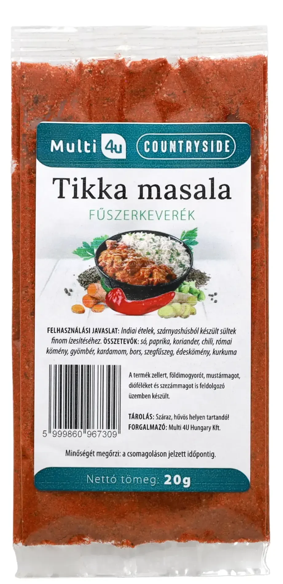 Multi 4U Countryside Tikka masala fűszerkeverék 20g