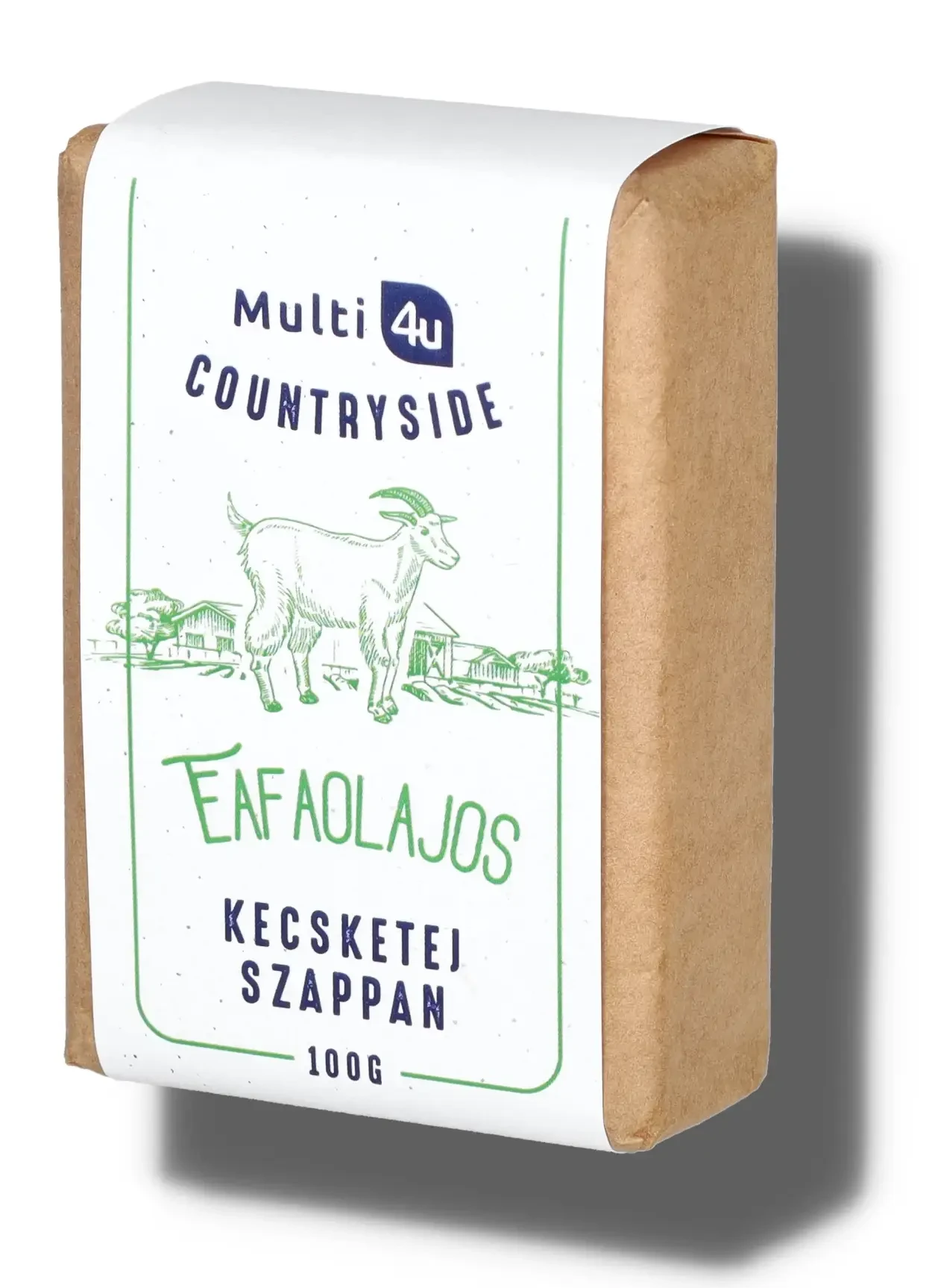 Multi 4U Countryside kecsketej szappan teafa olajjal 100g