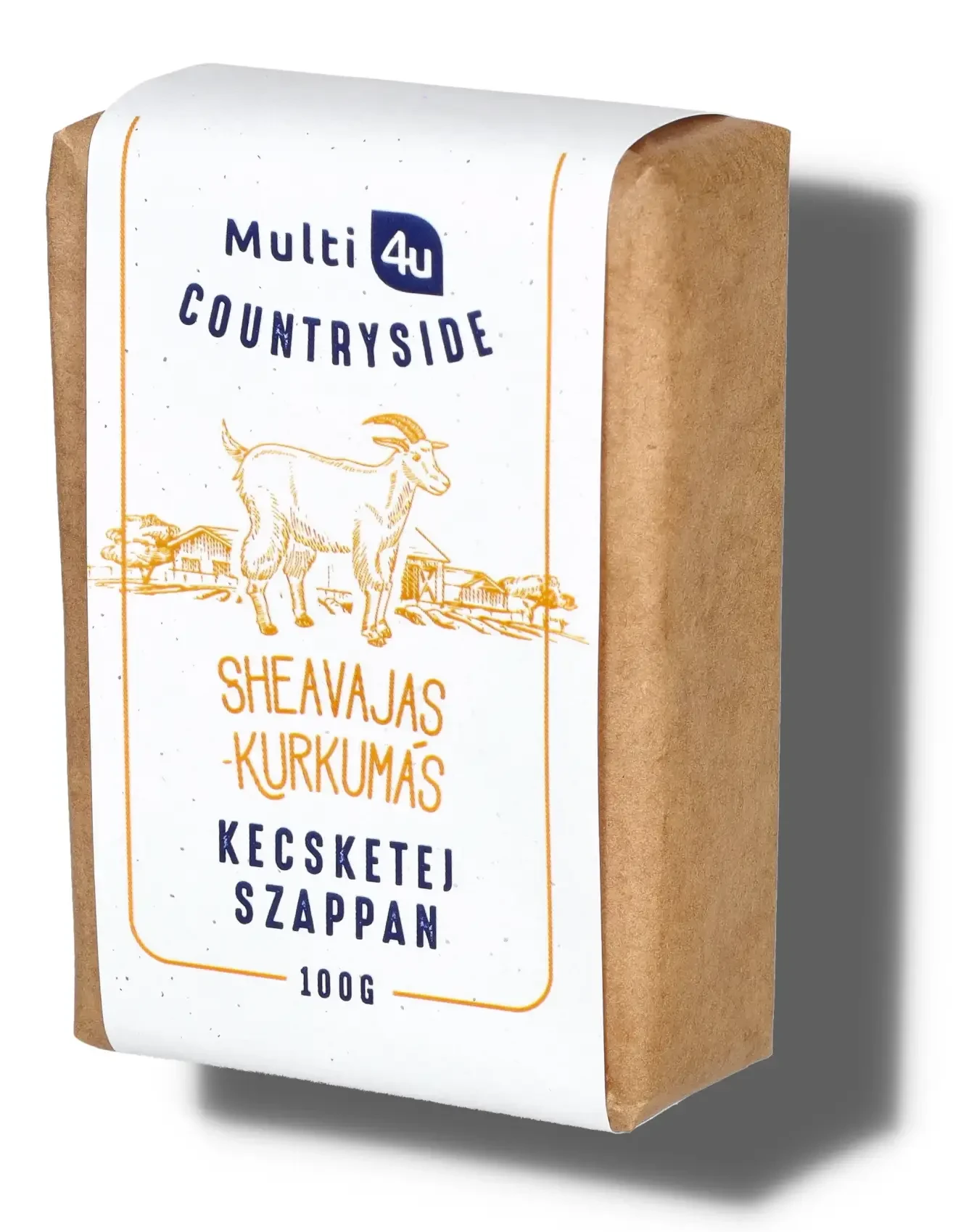 Multi 4U Countryside Sheavajas-kurkumás Kecsketej szappan 100g