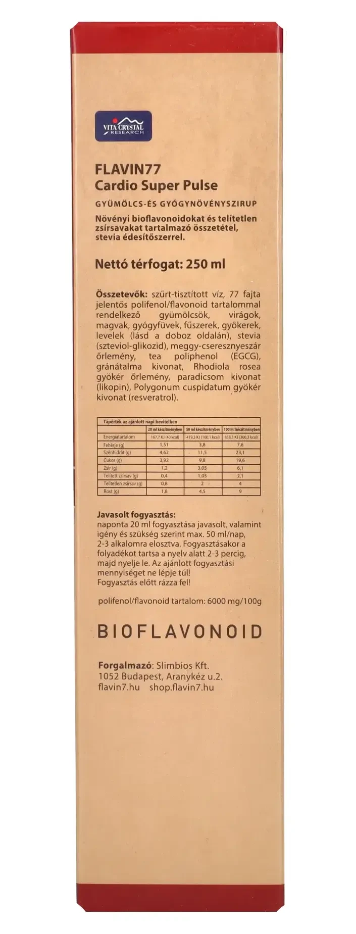 Flavin77 Cardio 250ml