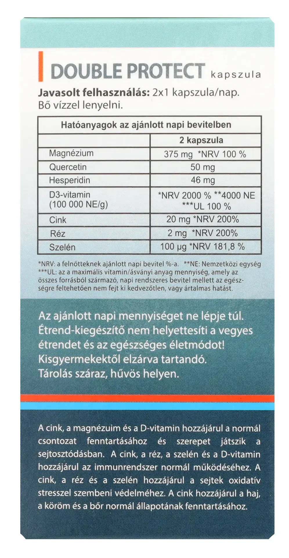 Double Protect étrend-kiegészítő kapszula 2x30 db