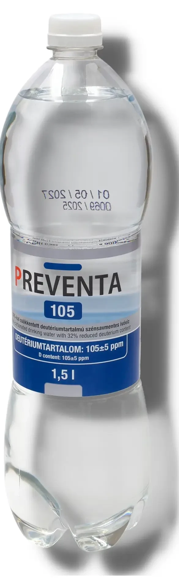 Preventa 105 csökkentett deutérium víz szénsavmentes 1,5l