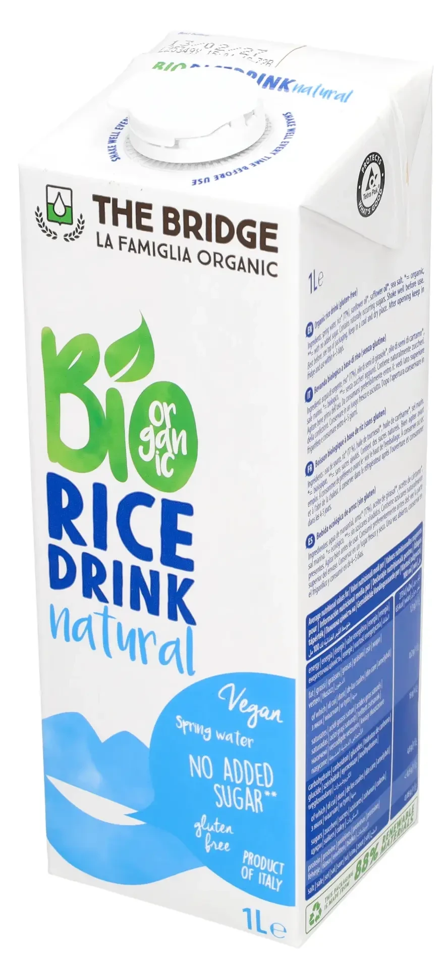 ISH Bio Rizsital natúr 1L