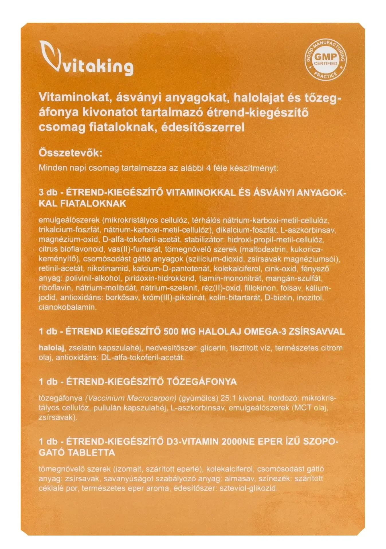 365 TINI Multivitamin csomag 30 db