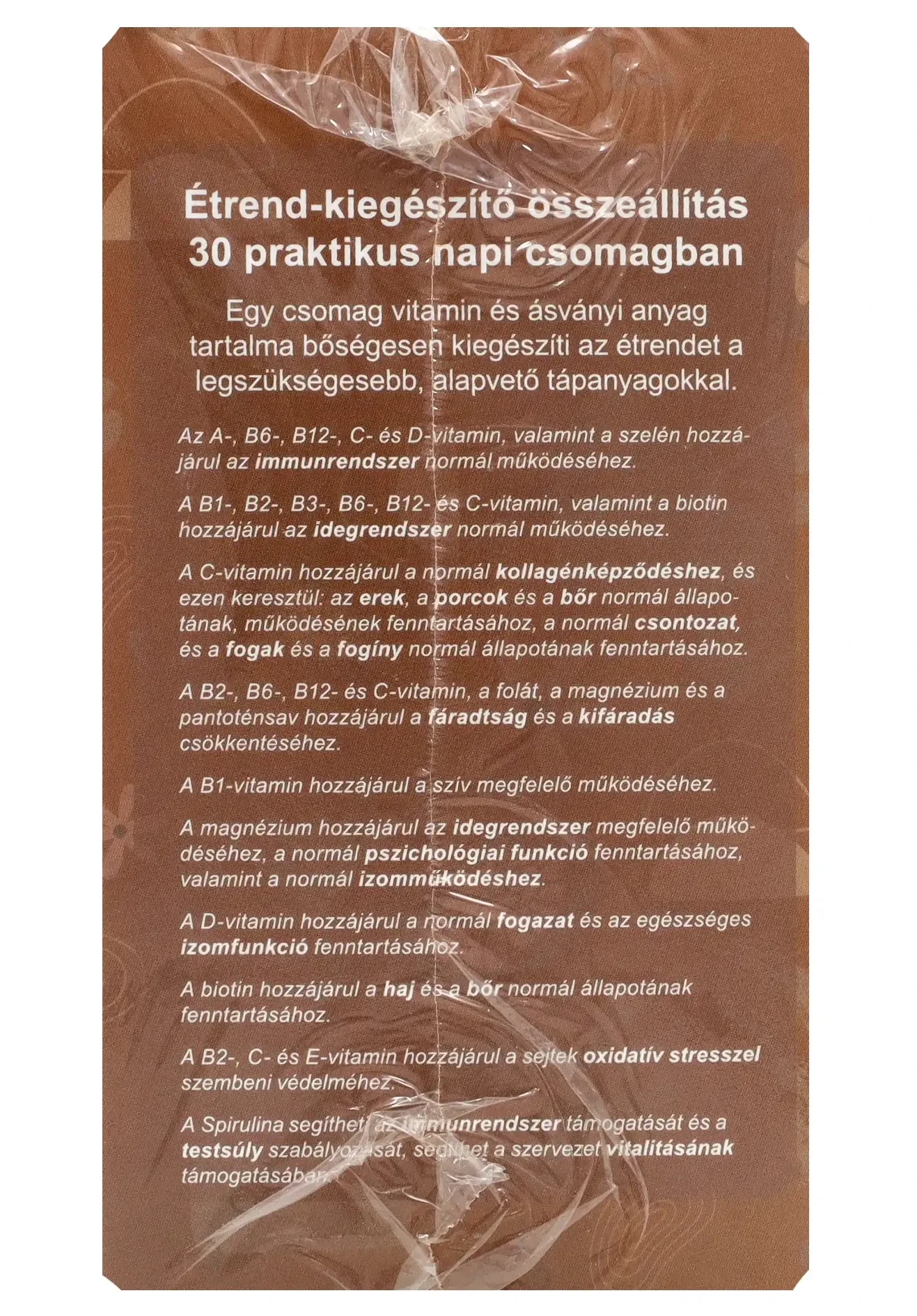 365 PALEO Multivitamin csomag 30 db