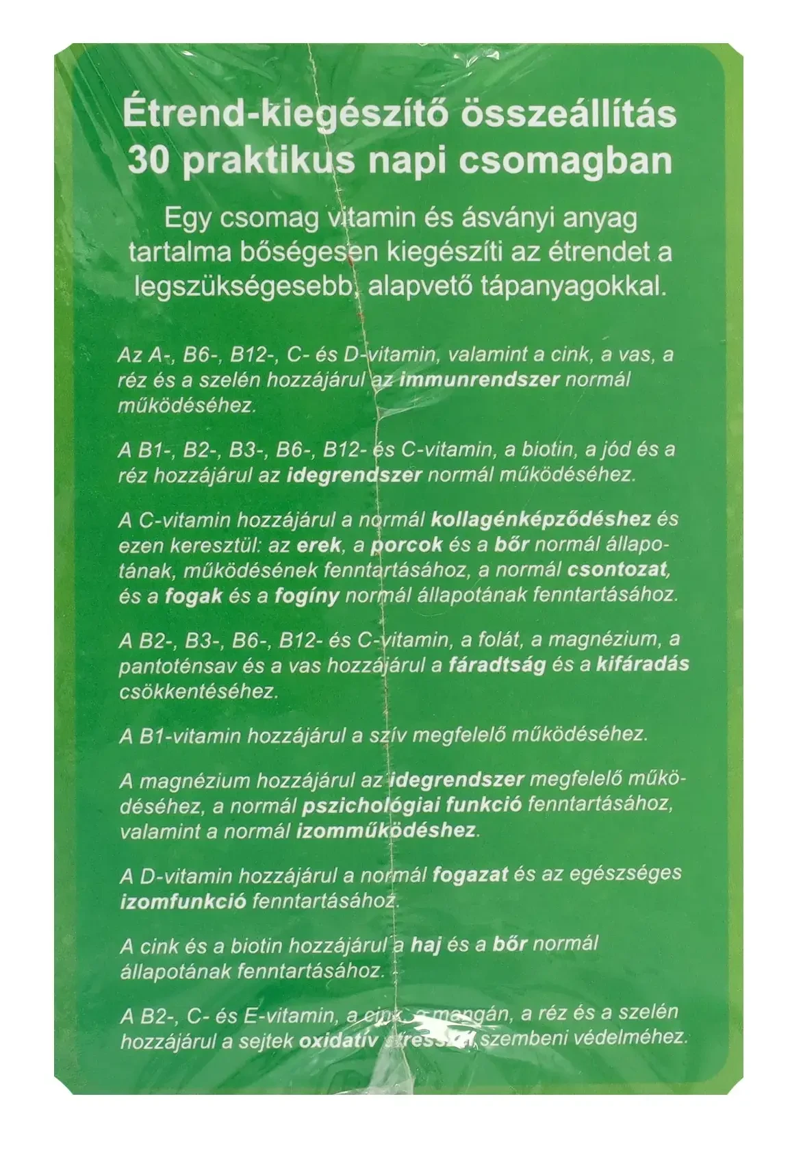 365 ALAP Multivitamin csomag 30 adag