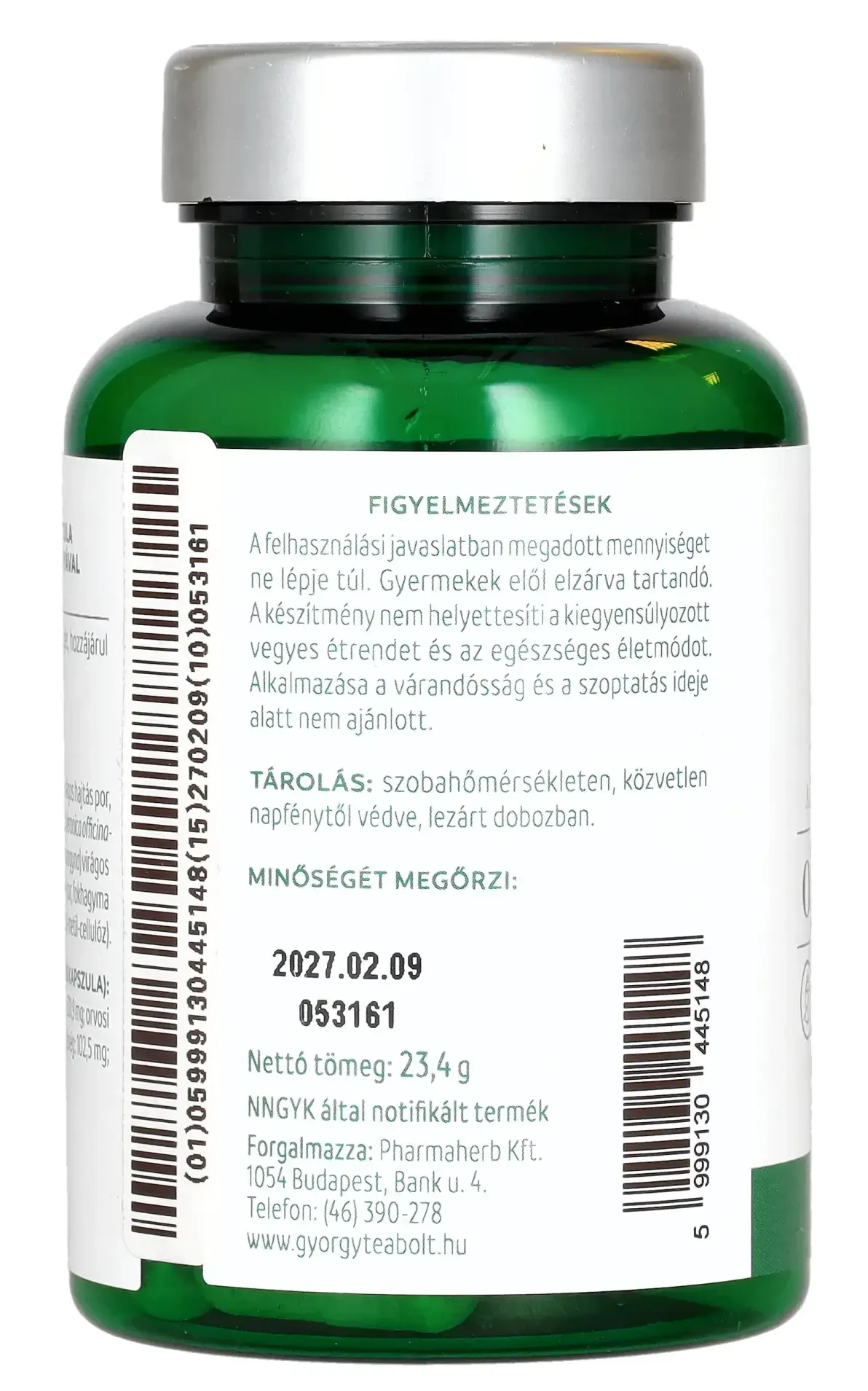 Györgytea Koleszterin kapszula 60db