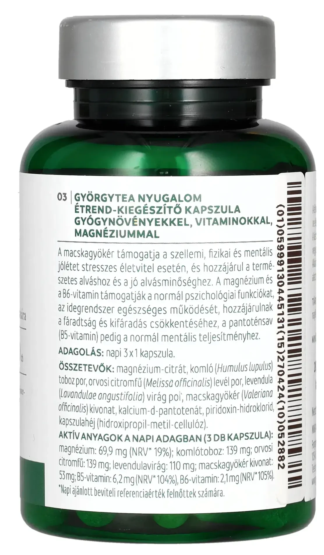 Györgytea Nyugalom kapszula 60db